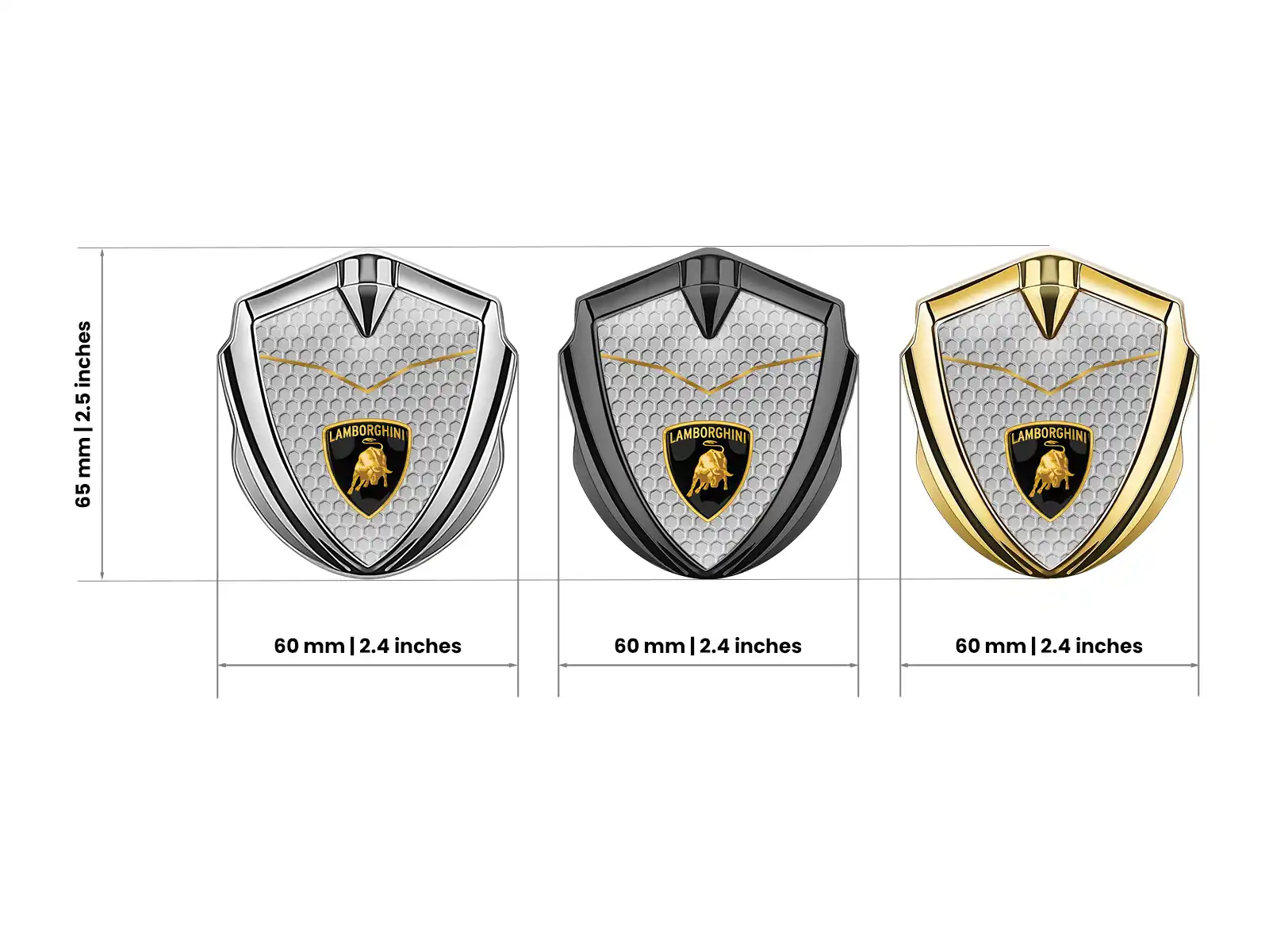 Lamborghini Emblème Métal Insigne Design Force Modulable